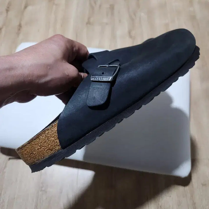 [BUNJANG] Birkenstock Boston Oiled Leather Black Size 260 / 버켄스탁 보스턴 오일드레더 블랙 260
