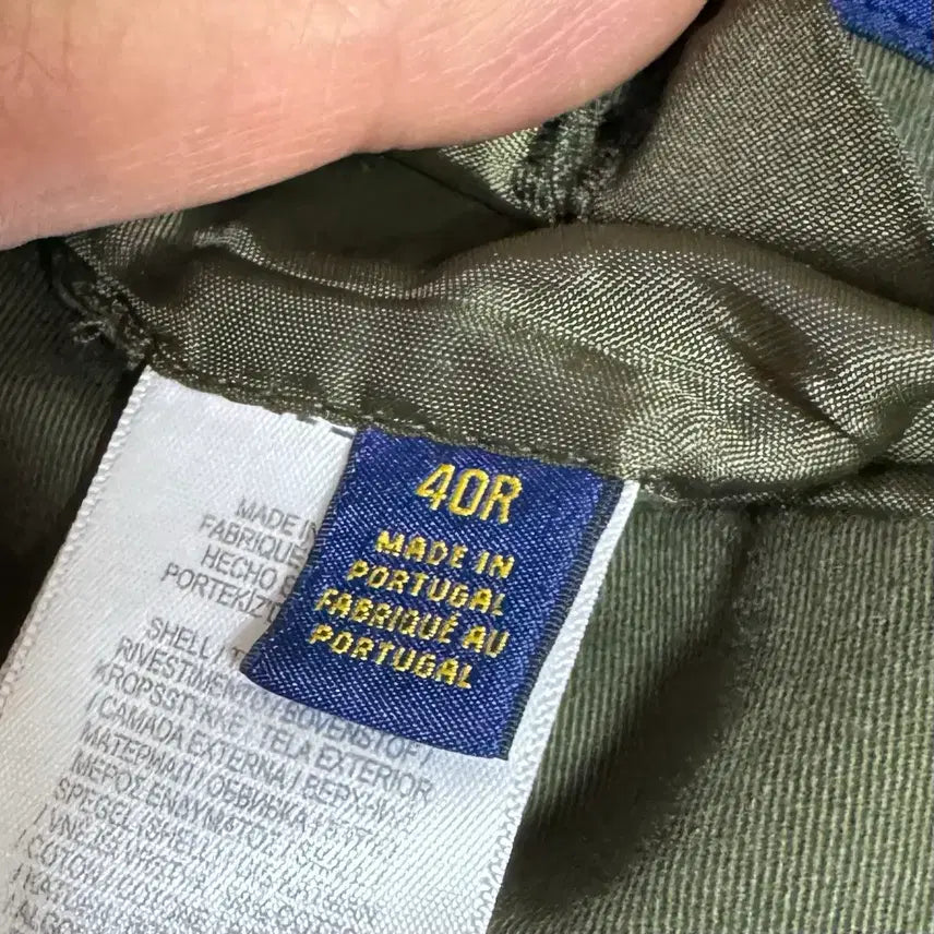 [BUNJANG] Polo Ralph Lauren Olive Jacket 40R (M) / 폴로 자켓 40R(M) 올리브 포르투칼