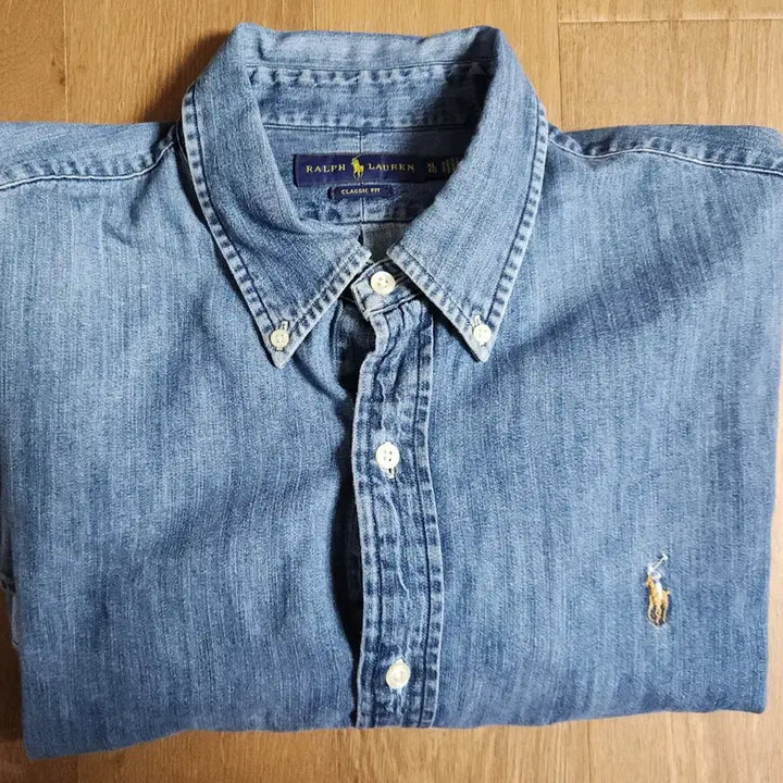 [BUNJANG] Polo Ralph Lauren Denim Shirt XL / 폴로 랄프로렌 데님셔츠 (XL)
