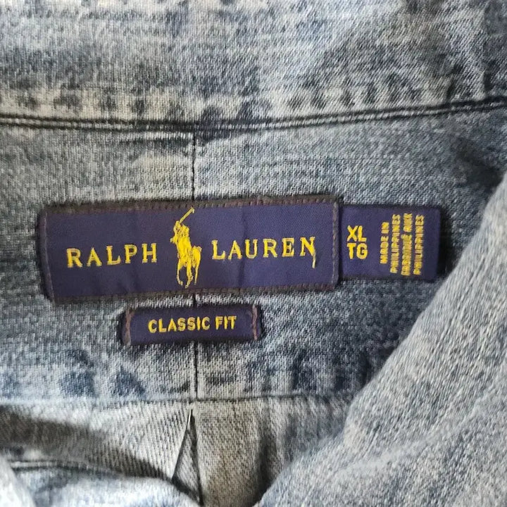 [BUNJANG] Polo Ralph Lauren Denim Shirt XL / 폴로 랄프로렌 데님셔츠 (XL)