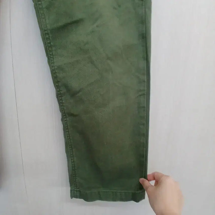 [BUNJANG] Uniform Bridge Khaki Cotton Pants / 유니폼 브릿지 카키색 면바지 남성용