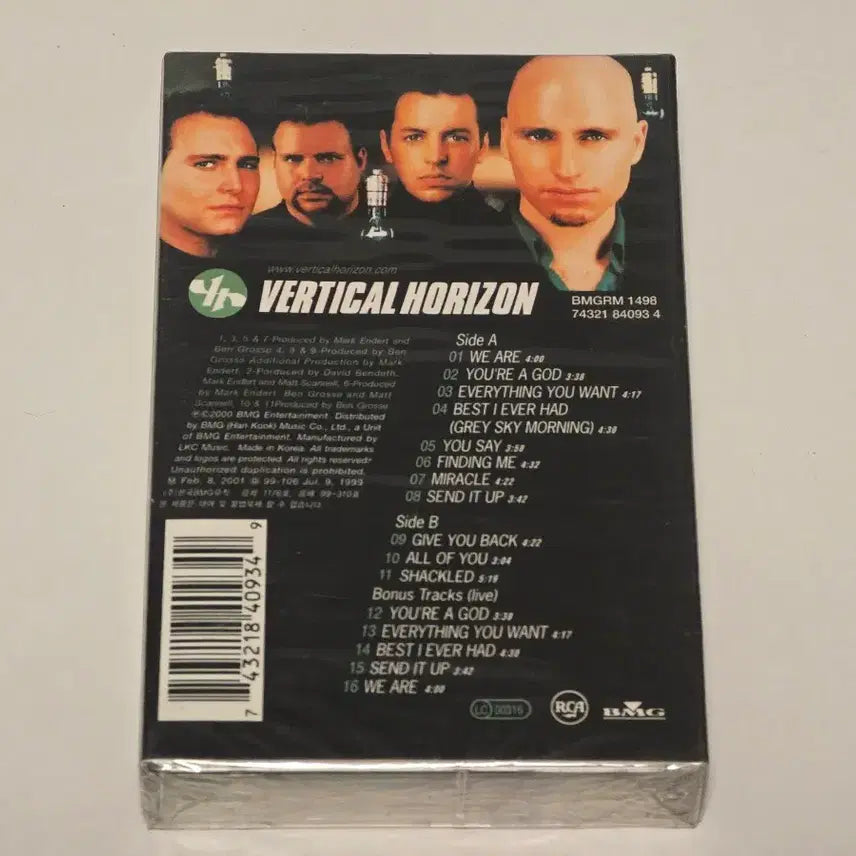 [BUNJANG] Vertical Horizon Everything You Want Cassette Tape (Sealed) / [미개봉/희귀] Vertical Horizon - Everything Y