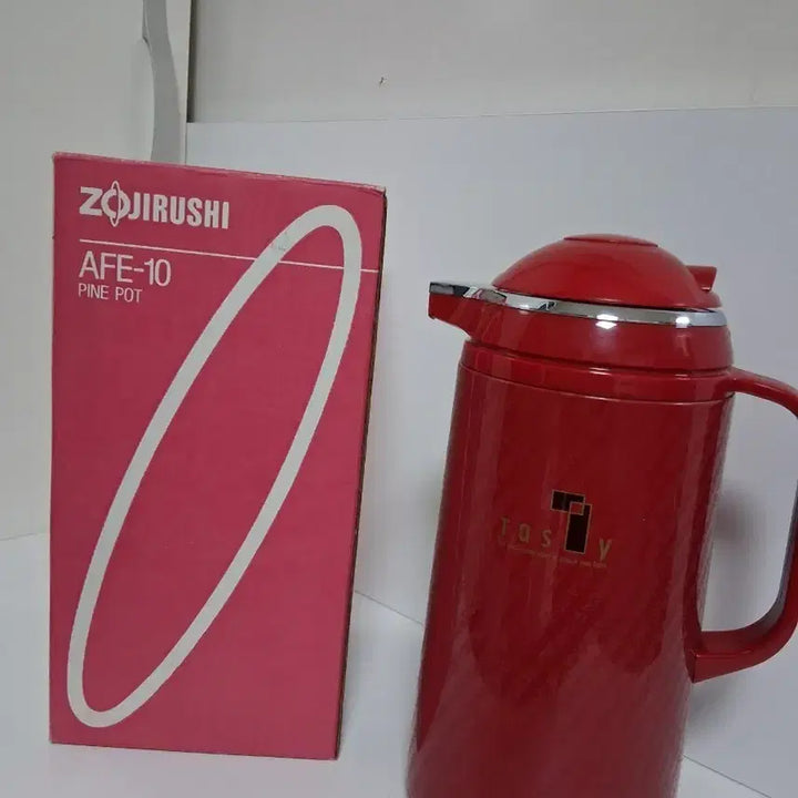 [BUNJANG] Vintage Zojirushi AFE-10 Thermos - Red / 빈티지.조지루시 AFE-10 파인 포트 레드