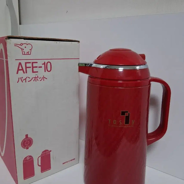 [BUNJANG] Vintage Zojirushi AFE-10 Thermos - Red / 빈티지.조지루시 AFE-10 파인 포트 레드