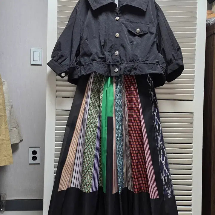 [BUNJANG] L-HEIM Summer Collar Neck Jacket Blouse / L-HEIM 여름 카라넥 자켓겸 블라우스
