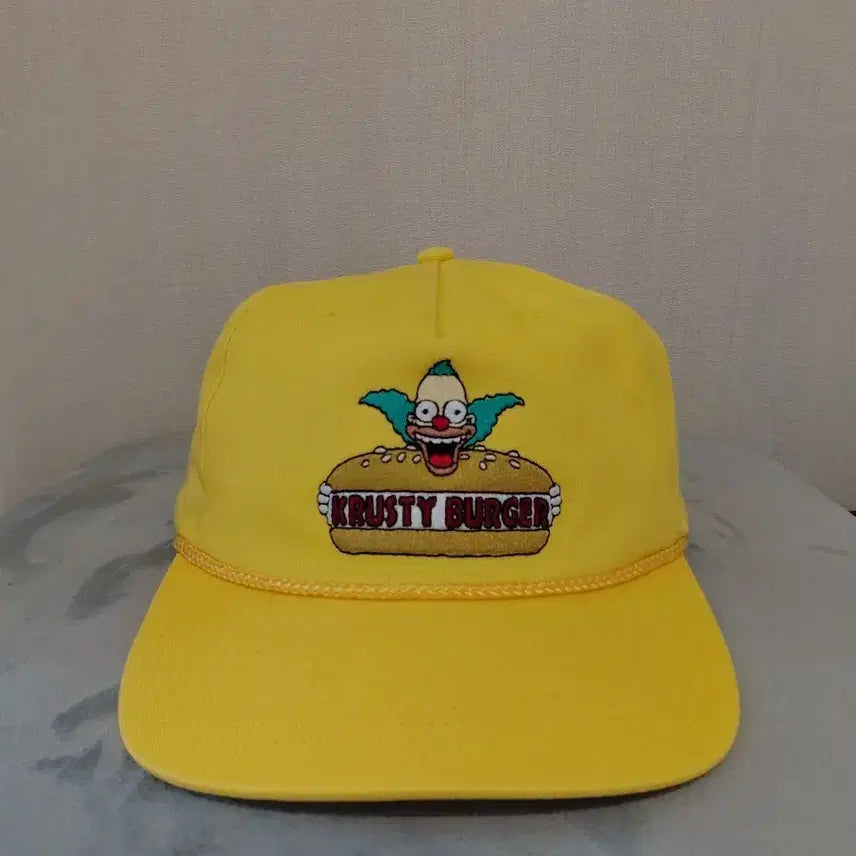 [BUNJANG] Vans x The Simpsons Krusty Burger Snapback Hat / [미사용] 반스 x 심슨패밀리 크러스티 버거 스냅백 모자