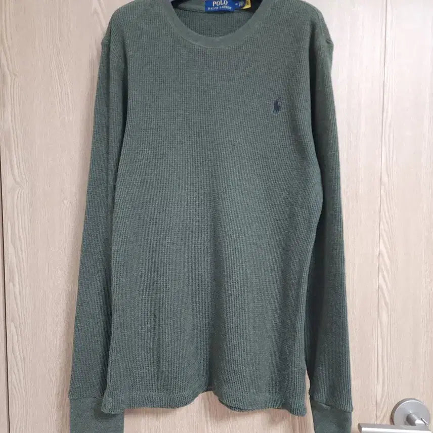 [BUNJANG] Polo Ralph Lauren 2021 Waffle Pattern Long Sleeve T-Shirt / 폴로 정품 21년도) 와플 패턴 긴팔 티셔츠