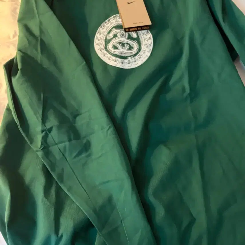 [BUNJANG] Nike Style Green Long Sleeve T-Shirt / 나이키 스타일 그린 긴팔 티셔츠 새상품
