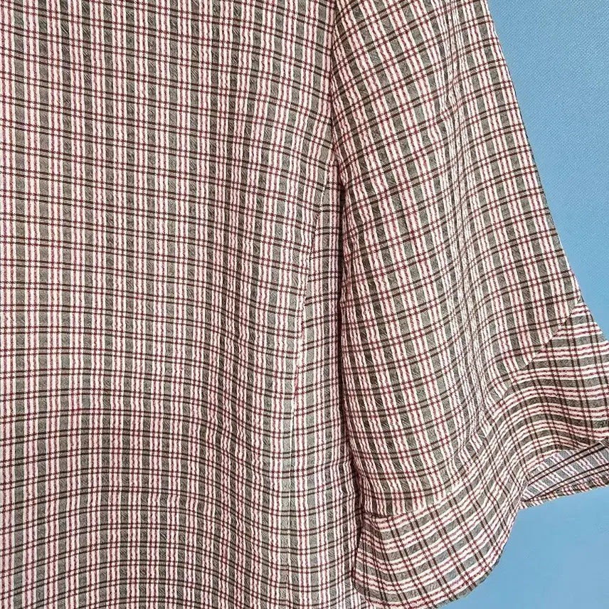 [SOLD OUT] 올리비아 로렌 체크 블라우스 90