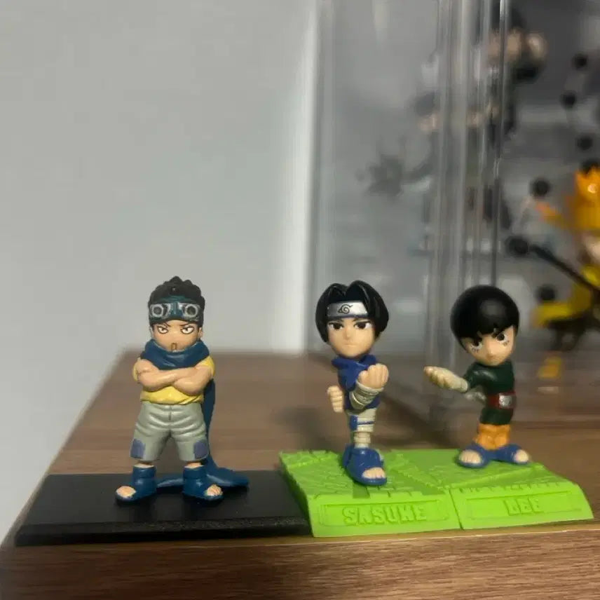 [BUNJANG] Naruto Sasuke Konohamaru Rock Lee Classic Figures Bundle Set with Obi Strips / 일괄) 나루토 사스케 코노하마루 록리 고전 피규어 가챠 띠지 포함