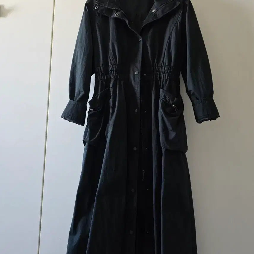 [BUNJANG] EGOIST Black Long Field Jumper / 블랙 롱 야상 점퍼 에고이스트