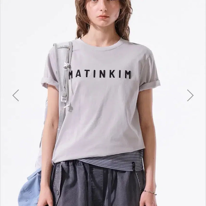 [BUNJANG] Matinkim Logo Short Sleeve T-Shirt / 마뗑킴 반팔 티셔츠 새상품 택ㅇ