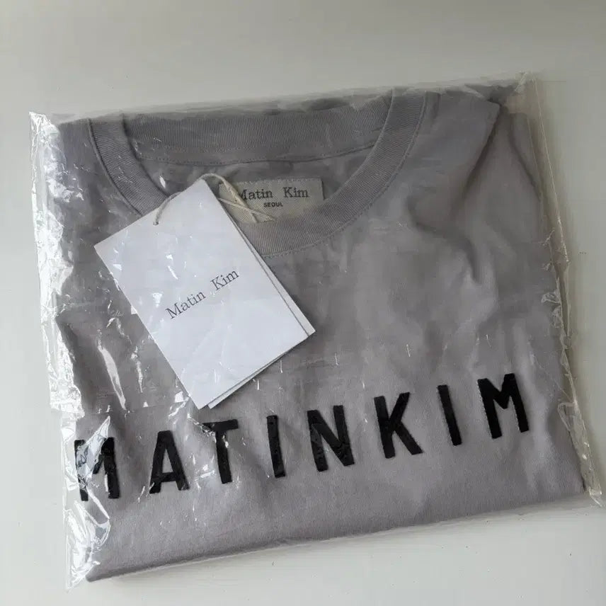 [BUNJANG] Matinkim Logo Short Sleeve T-Shirt / 마뗑킴 반팔 티셔츠 새상품 택ㅇ