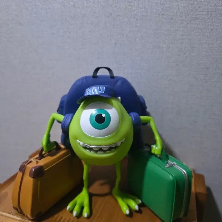 [BUNJANG] Monsters, Inc. Mike Wazowski Figure Set (2) / 몬스터 주식회사 마이크 피규어 2개