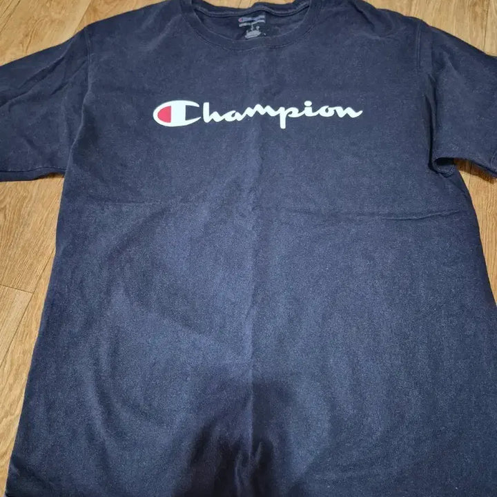 [BUNJANG] Champion Navy Short Sleeve T-Shirt - Size L / 챔피온 반팔 티셔츠 네이비L