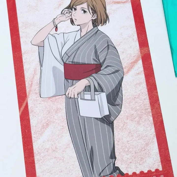 [BUNJANG] Jujutsu Kaisen Gokurakutou Rakuspa Kugisaki Nobara Set (Can Badge, Polaroid Cards, Ticket) / 주술회전 2026 극락탕 라쿠스파 캔뱃지 카드 특전 쿠기사키 노바라