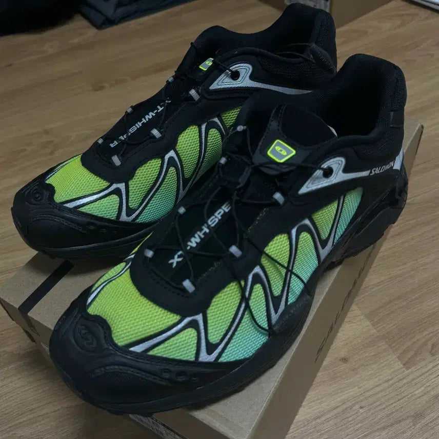 [BUNJANG] Salomon XT-Whisper Black Iced Aqua Sneakers / 살로몬 XT-위스퍼 블랙 아이스드 아쿠아 280 배우 장희령착용