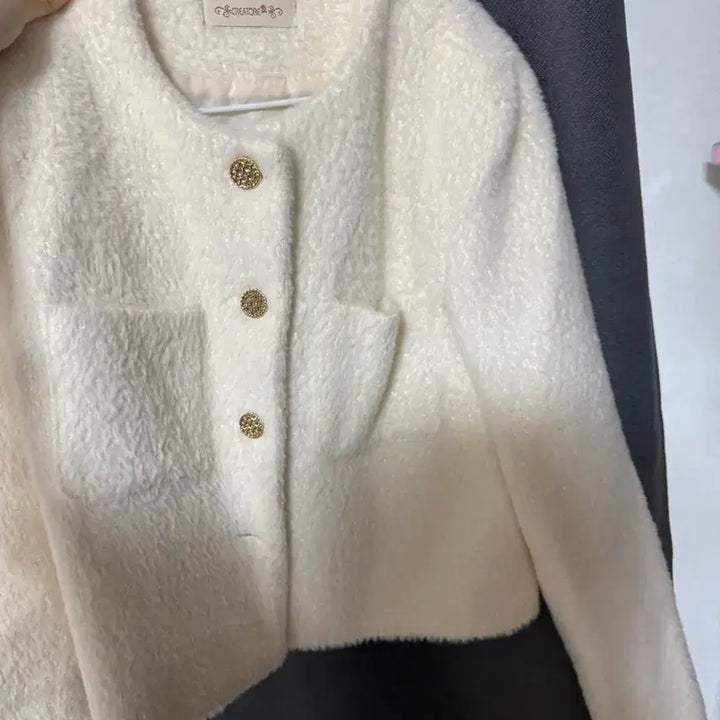 [BUNJANG] Ivory Gold Button Blazer / 아이보리 자켓 상태좋아요