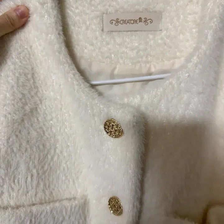 [BUNJANG] Ivory Gold Button Blazer / 아이보리 자켓 상태좋아요