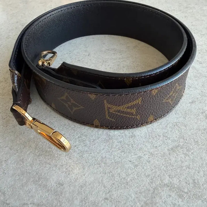 [BUNJANG] Louis Vuitton Monogram Bandouliere Strap Black / 루이비통 모노그램 반둘리에 스트랩 블랙