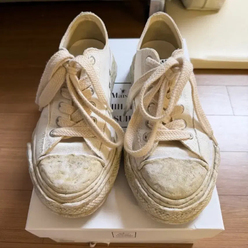 [BUNJANG] Yasuhiro Peterson Vintage White 41 / 야스히로 피터슨 빈티지 화이트 41