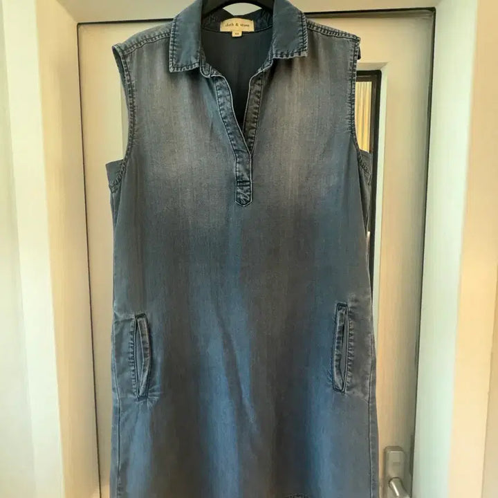 [BUNJANG] Cloth &amp; Stone Sleeveless Denim Dress XS / Cloth &amp; Stone(클로스앤스톤) 여성용 민소매 데님 원피스 (XS