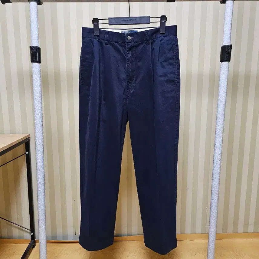 [BUNJANG] Polo Hammond Cotton Pants Navy / 폴로 팬츠 코튼 31 30