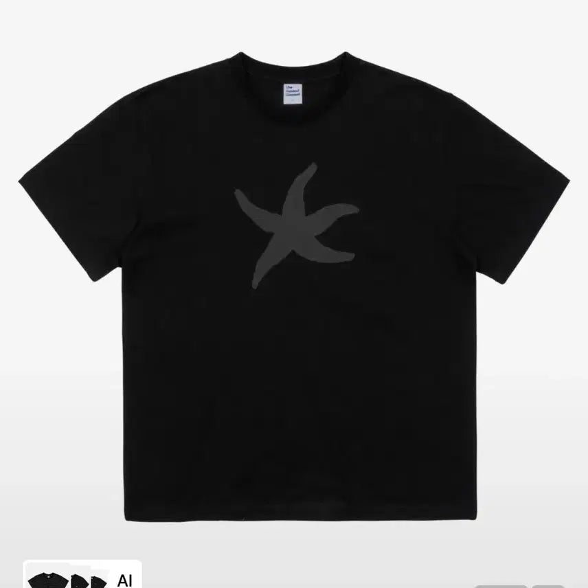 [BUNJANG] TCM Vintage Starfish T-Shirt (Black) / 더콜디스트모먼트 티셔츠 TCM vintage starfish T (bla