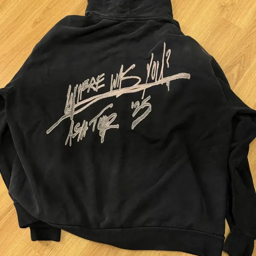 [BUNJANG] Travis Scott Merch Hoodie Black XXL / 트래비스 스캇 머천 후드 XXL