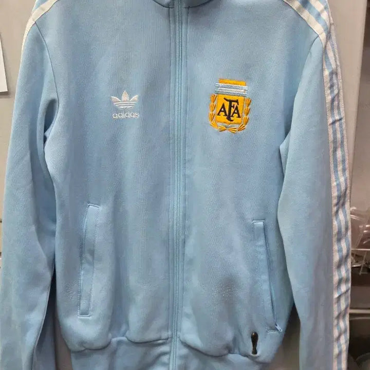 [BUNJANG] Adidas FIFA Argentina Firebird Track Top Jersey / 아디다스 피파 파이어버드 대장 아르헨티나 흰하 트랙탑 져지