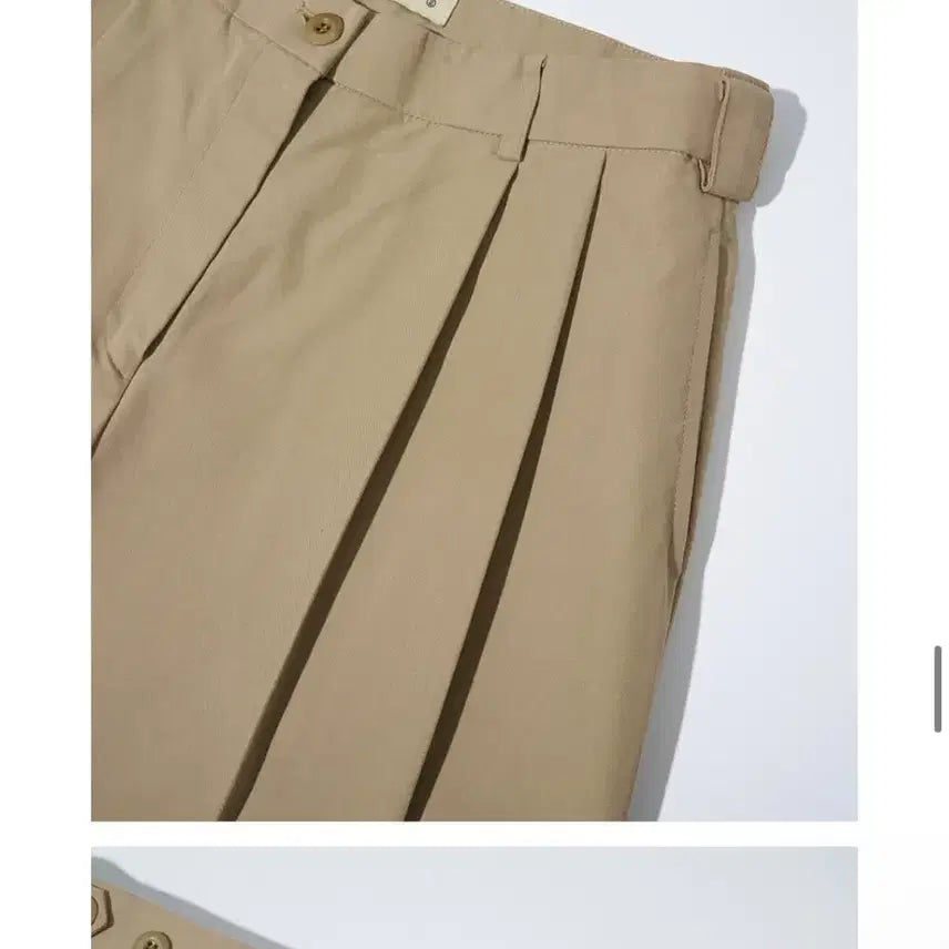 [BUNJANG] SIYAZU Two-Tuck Wide Pants Ivory S / 시야쥬 투턱 와이드팬츠