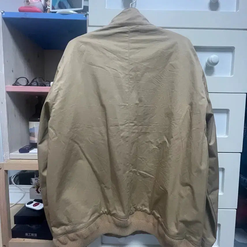 [BUNJANG] Polo Ralph Lauren Beige Logo Jacket Jumper / 폴로 랄프로렛 자켓 점퍼