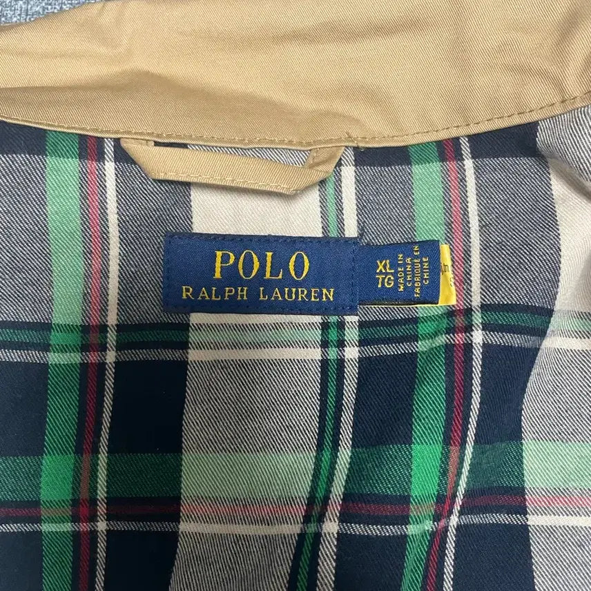 [BUNJANG] Polo Ralph Lauren Beige Logo Jacket Jumper / 폴로 랄프로렛 자켓 점퍼