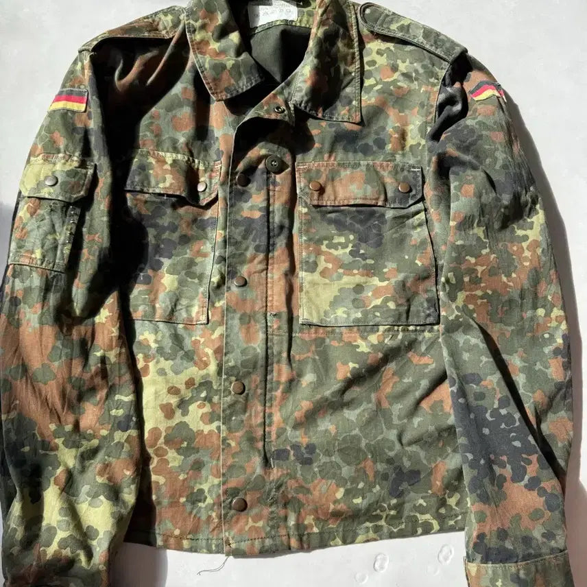 [BUNJANG] German Flecktarn Camo Field Jacket / 독일군 플렉탄 카모 야상 자켓