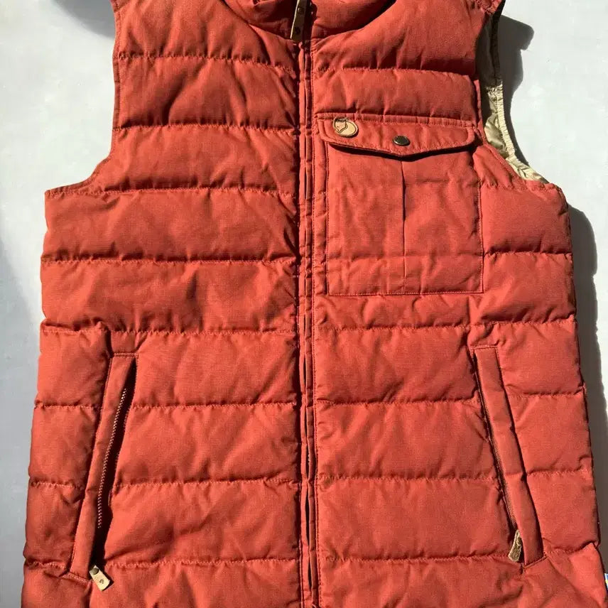 [BUNJANG] Fjällräven Padded Vest Brown S / 피엘라벤 패딩 조끼 브라운 S (M-L)