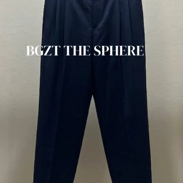 [BUNJANG] RECTO 26SS Fluid Tuck Detail Suit Pants Dark Navy / 렉토 26SS 플루이드 턱 디테일 수트 팬츠 다크 네이비
