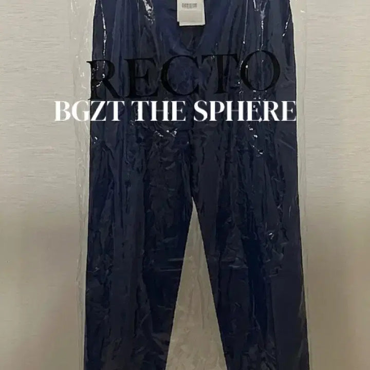 [BUNJANG] RECTO 26SS Fluid Tuck Detail Suit Pants Dark Navy / 렉토 26SS 플루이드 턱 디테일 수트 팬츠 다크 네이비