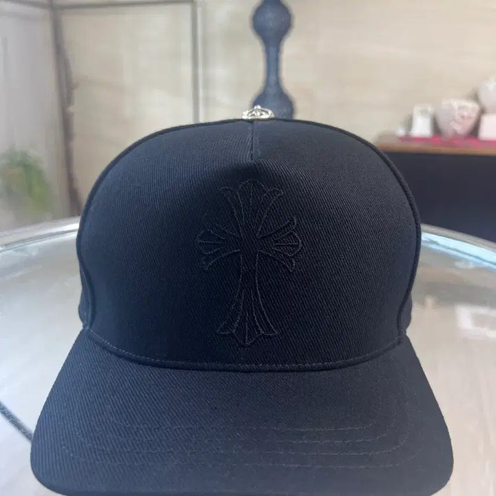 [BUNJANG] Chrome Hearts All Black Cross Cap / 크롬하츠 모자 올블랙 크로스