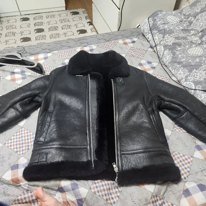 [BUNJANG] Dope Jason Real Leather Mustang Jacket M / 도프제이슨 리얼 무스탕 (양가죽) M