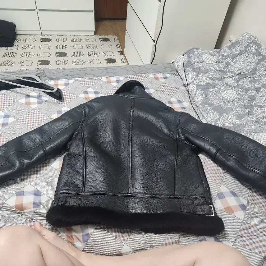 [BUNJANG] Dope Jason Real Leather Mustang Jacket M / 도프제이슨 리얼 무스탕 (양가죽) M