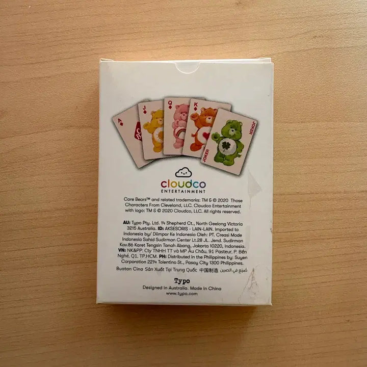 [BUNJANG] TYPO Care Bears Trump Card / 귀여운 typo 케어베어 트럼프 카드 판매해요