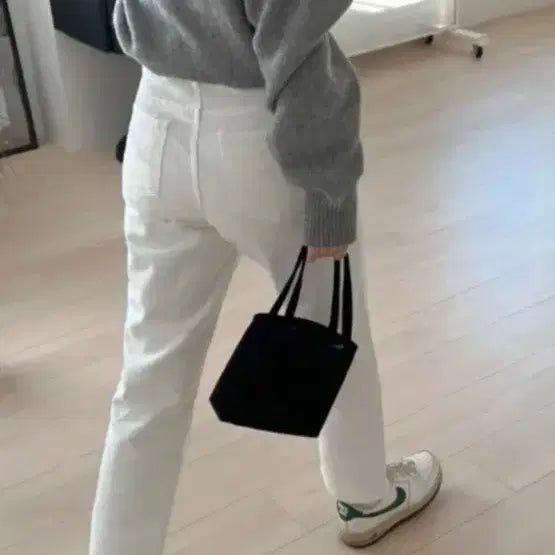 [BUNJANG] Black Suede Tote Bag New / 블랙스웨이드토트백 새상품