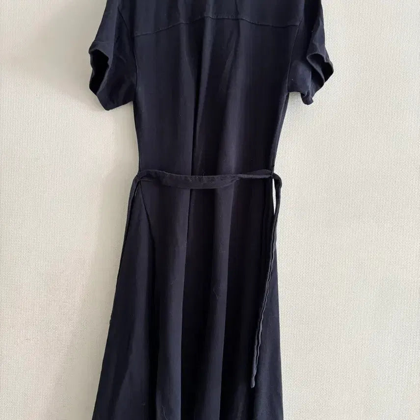 [BUNJANG] Studio Tomboy Navy Collar Midi Dress / 스튜디오 톰보이 네이비 카라 원피스