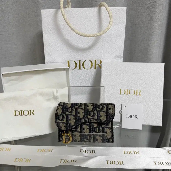 [BUNJANG] Dior Oblique Saddle Card Holder / 디올 오블리크 새들 카드지갑