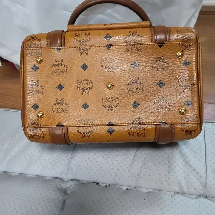 [BUNJANG] MCM Boston Bag Brown Tote Bag / MCM 보스턴백 브라운 가방