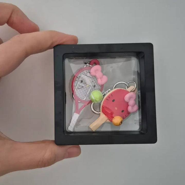 [BUNJANG] Hello Kitty Tennis/Table Tennis Keyring Set / 헬로키티 테니스/탁구 키링 세트
