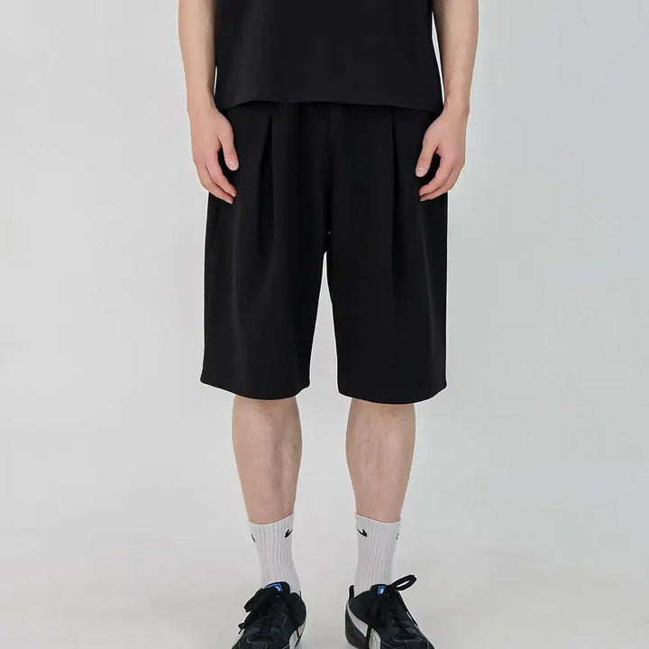 [BUNJANG] Coma Cotton 60s Bermuda Shorts - Unisex, Double Tenta &amp; Tumble Washing / 버뮤다 쇼츠팬츠 남여공용 코마사 60수 반바지 덤블워싱 더블텐타가공