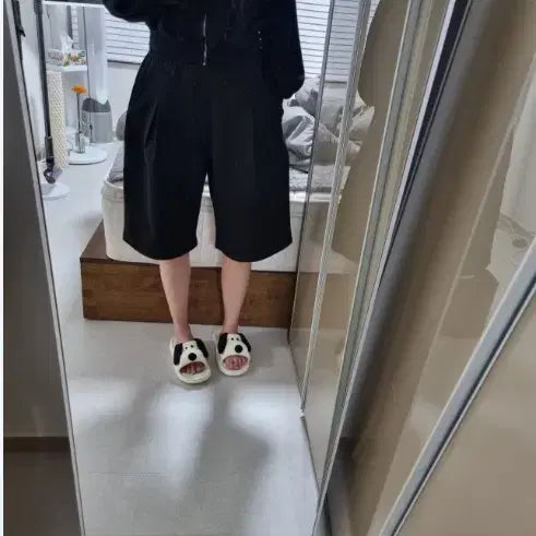 [BUNJANG] Coma Cotton 60s Bermuda Shorts - Unisex, Double Tenta &amp; Tumble Washing / 버뮤다 쇼츠팬츠 남여공용 코마사 60수 반바지 덤블워싱 더블텐타가공