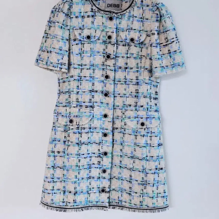 [BUNJANG] DEBB Half-Sleeve Tweed Dress / DEBB 반팔 트위드 원피스