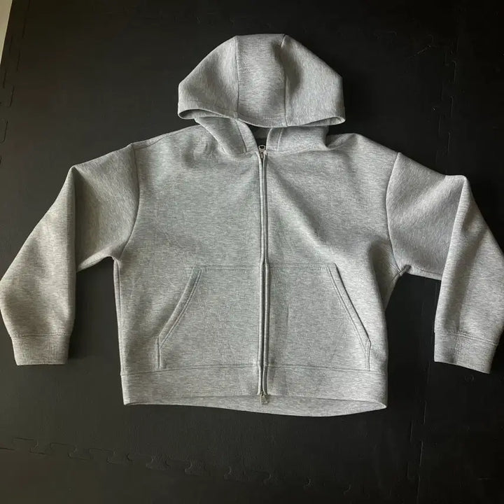 [BUNJANG] H&amp;M Grey Hooded Zip-Up Hoodie XL / H&amp;M 후드집업 XL